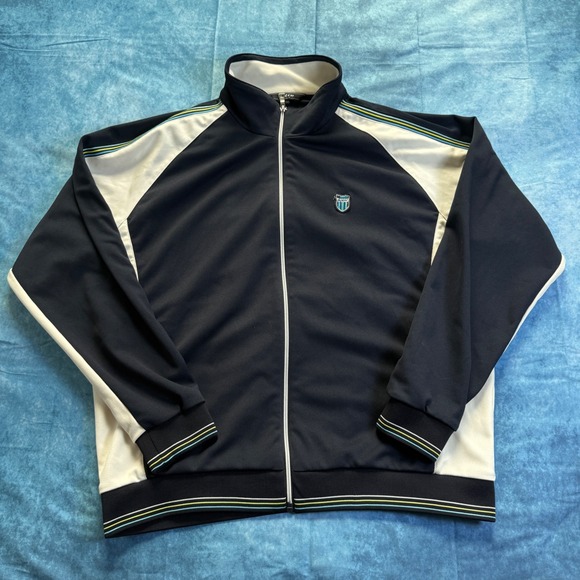 Activ FNC Kolon Other - Activ FnC Kolon Track Jacket Full Zip Navy White Y2K Korea Large